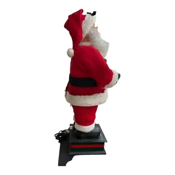 Santa Claus Moving/Light Up Candle 1993 Christmas Decorations 24” Tall - Picture 4 of 6